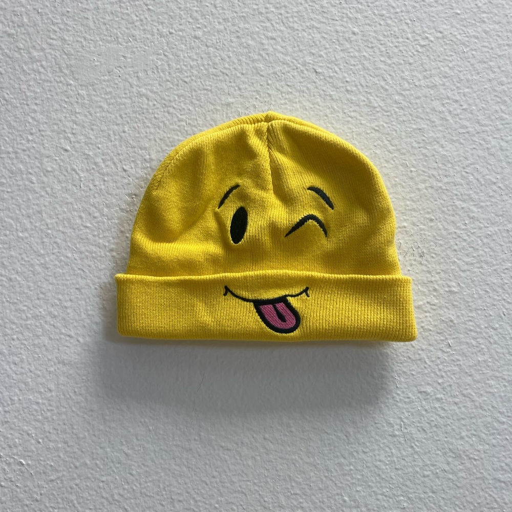 Yellow Emoji beanie